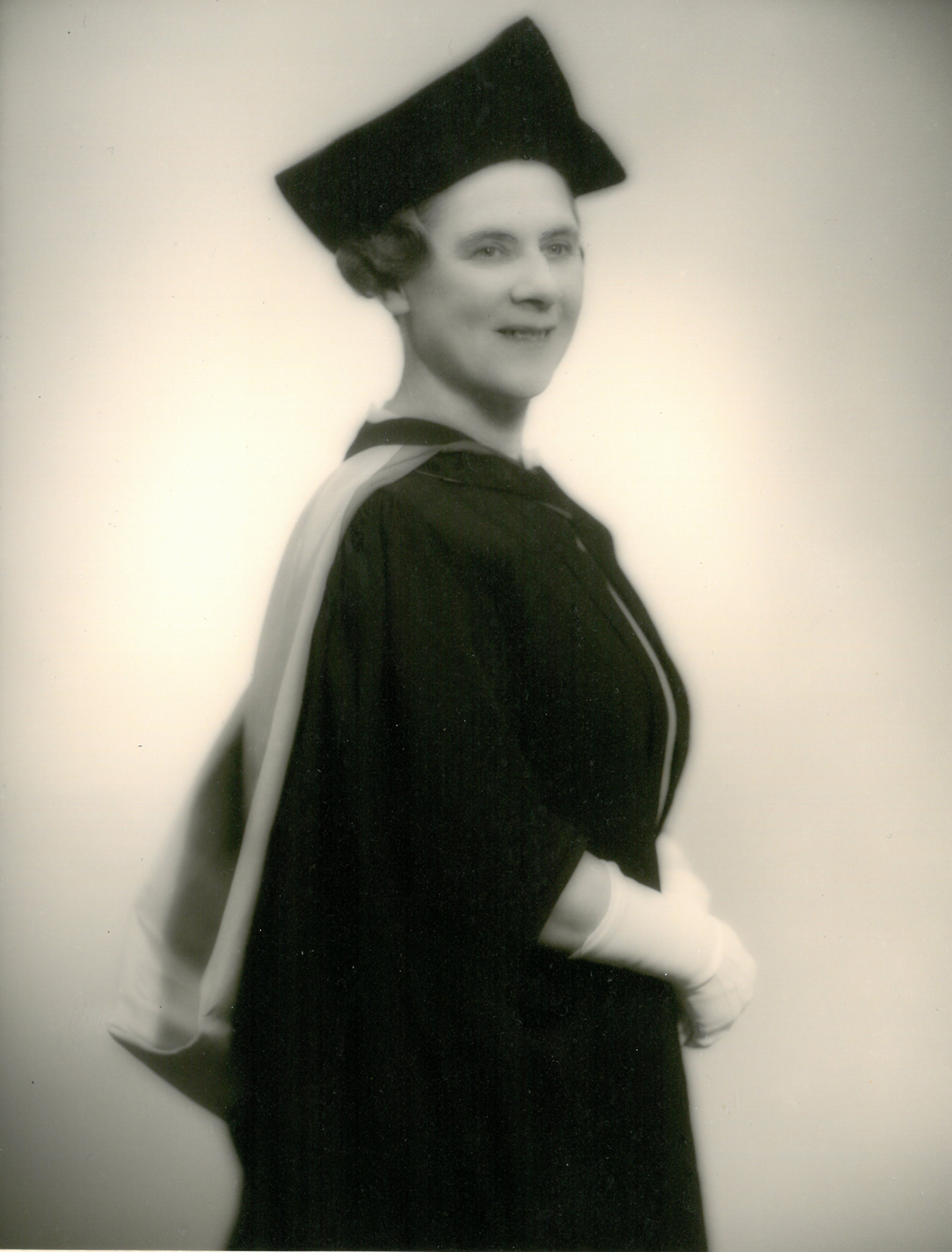 Portrait of Mary Agnes Burr, President of the Royal Pharmaceutical Society, 1962-1963